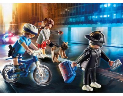 PLAYMOBIL® 70573 Policajný bicykel Prenasledovanie vreckového zlodeja