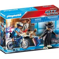 PLAYMOBIL® 70573 Policajný bicykel Prenasledovanie vreckového zlodeja 4