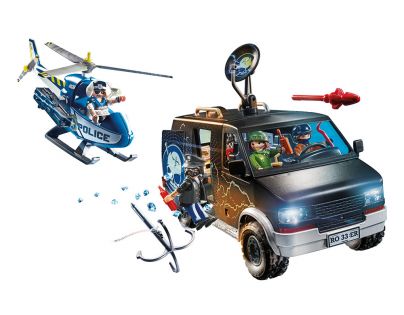 PLAYMOBIL® 70575 Policajná helikoptéra Prenasledovanie vozidla na úteku