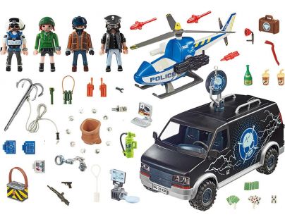 PLAYMOBIL® 70575 Policajná helikoptéra Prenasledovanie vozidla na úteku
