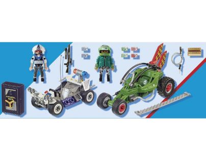 PLAYMOBIL® 70577 Policajná motokára Prenasledovanie lupiča trezoru