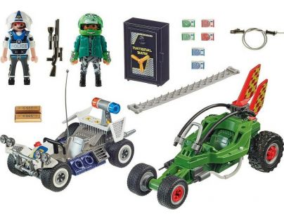 PLAYMOBIL® 70577 Policajná motokára Prenasledovanie lupiča trezoru