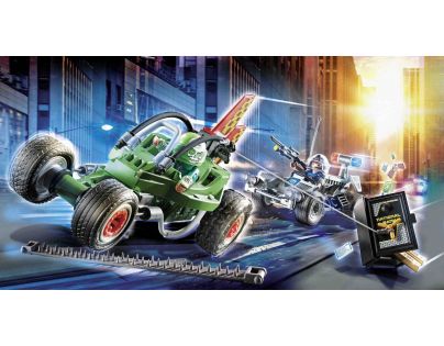 PLAYMOBIL® 70577 Policajná motokára Prenasledovanie lupiča trezoru