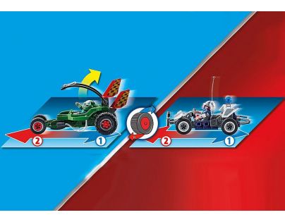 PLAYMOBIL® 70577 Policajná motokára Prenasledovanie lupiča trezoru