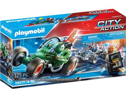 PLAYMOBIL® 70577 Policajná motokára Prenasledovanie lupiča trezoru