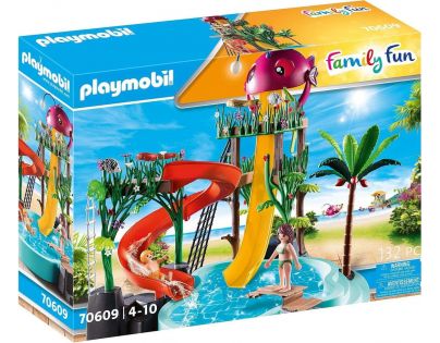 PLAYMOBIL® 70609 Aquapark so šmykľavkami