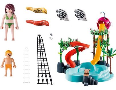 PLAYMOBIL® 70609 Aquapark so šmykľavkami