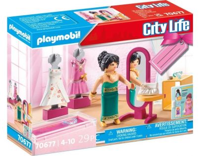 PLAYMOBIL® 70677 Darčekový set Butik so spoločenskou módou