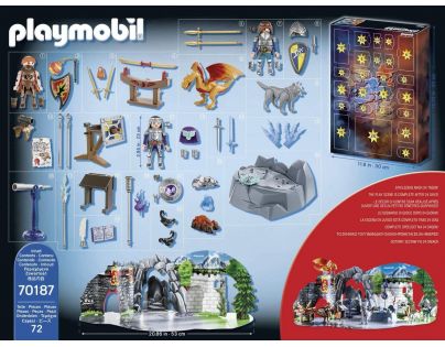 PLAYMOBIL® 70778 Adventný kalendár Novelmore Dariova dielňa