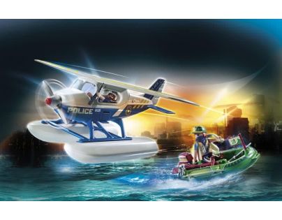 PLAYMOBIL® 70779 Policajný hydroplán Prenasledovanie pašeráka