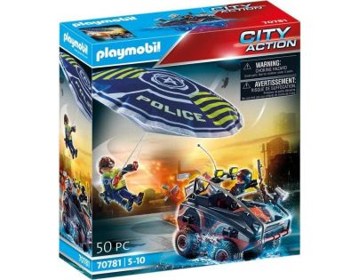 PLAYMOBIL® 70781 Policajný padák Prenasledovanie obojživelného vozidla