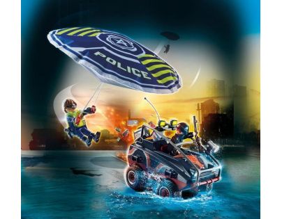PLAYMOBIL® 70781 Policajný padák Prenasledovanie obojživelného vozidla