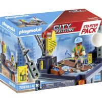 PLAYMOBIL® 70816 Starter Pack Stavba s lanovým navijakom 6