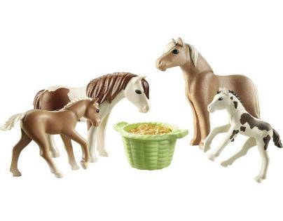 PLAYMOBIL® 71000 Dva Islandské pony s žriebätkami