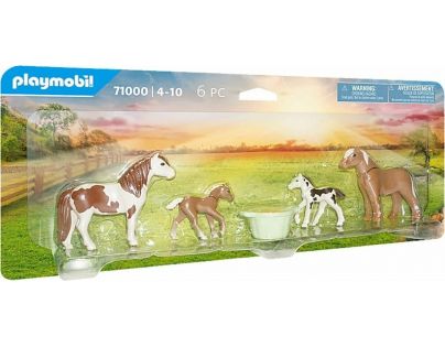 PLAYMOBIL® 71000 Dva Islandské pony s žriebätkami