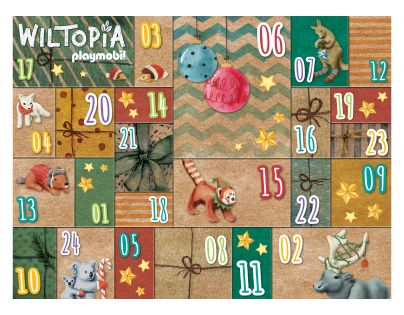 PLAYMOBIL® 71006 DIY Adventný kalendár: Zvieracia cesta okolo sveta
