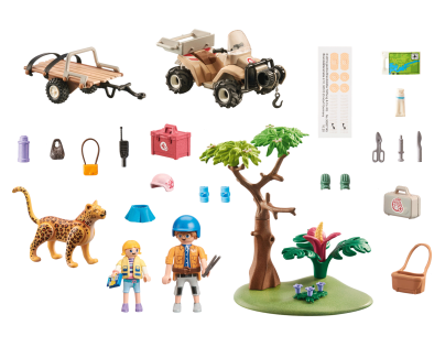 PLAYMOBIL® 71011 Štvorkolka na záchranu zvierat - Poškodený obal