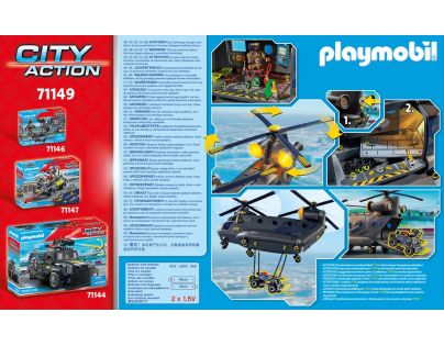 PLAYMOBIL® 71149 Záchranárska helikoptéra špeciálnej jednotky