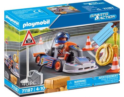 PLAYMOBIL® 71187 Motokárový pretekár