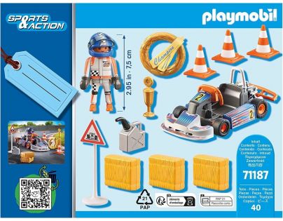 PLAYMOBIL® 71187 Motokárový pretekár