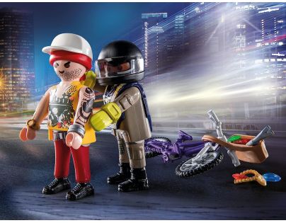 PLAYMOBIL® 71255 Starter Pack Špeciálna jednotka nasadenia so zlodejom