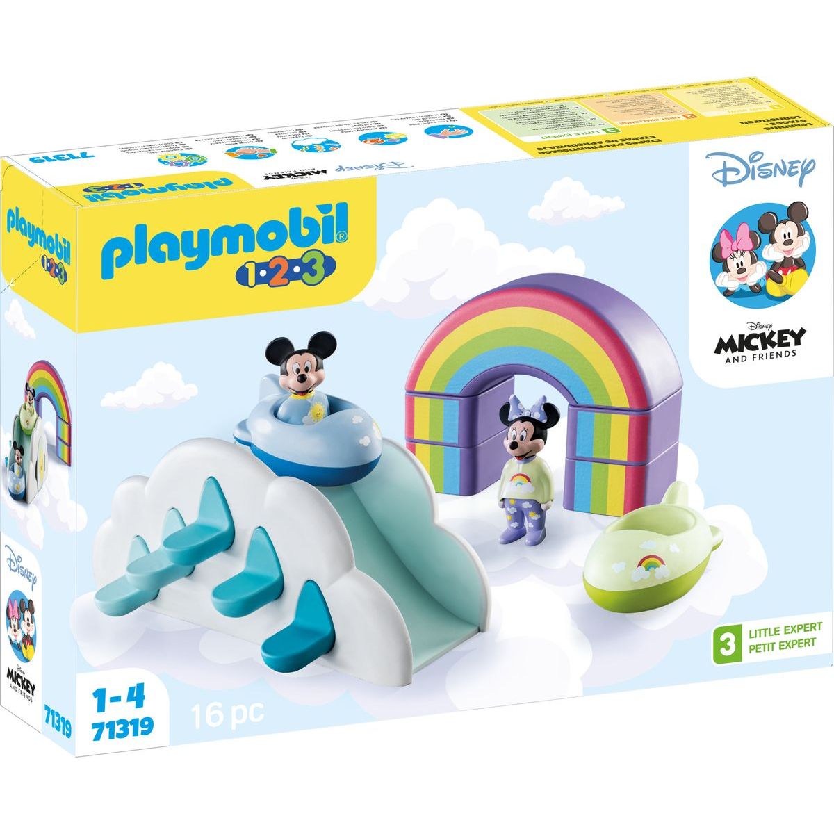 PLAYMOBIL® 71319 1.2.3 & Disney Mickey & Minnie\'s Obláčikový domček