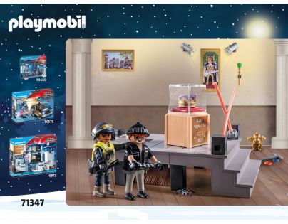 PLAYMOBIL® 71347 Adventný kalendár Polícia Krádež v múzeu