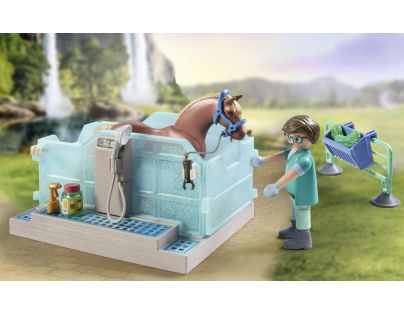 PLAYMOBIL® 71352 Jazdecká terapia a veterinárna prax