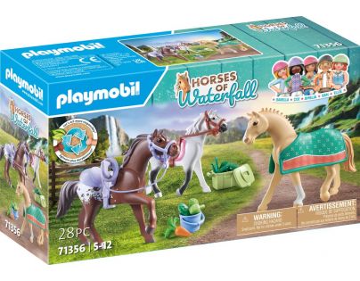 PLAYMOBIL® 71356 3 kone Morgan, Quarter Horse a Shagya Arabian