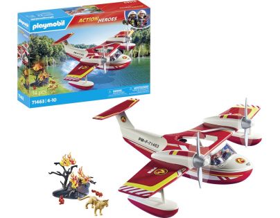 PLAYMOBIL® 71463 Hasičské lietadlo s hasiacou funkciou