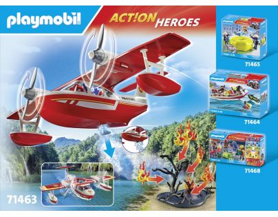PLAYMOBIL® 71463 Hasičské lietadlo s hasiacou funkciou