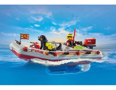 PLAYMOBIL® 71464 Hasičský čln s vodným skútrom