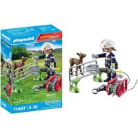 PLAYMOBIL® 71467 Hasiči pri záchrane zvierat