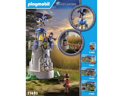 PLAYMOBIL® 71483 Rytierska veža s kováčom a drakom