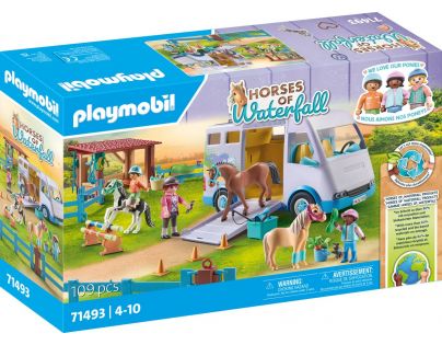 PLAYMOBIL® 71493 Mobilná jazdecká škola