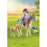 PLAYMOBIL® 71498 Dieťa s poníkom a žriebätkom 2