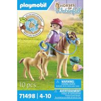 PLAYMOBIL® 71498 Dieťa s poníkom a žriebätkom 3