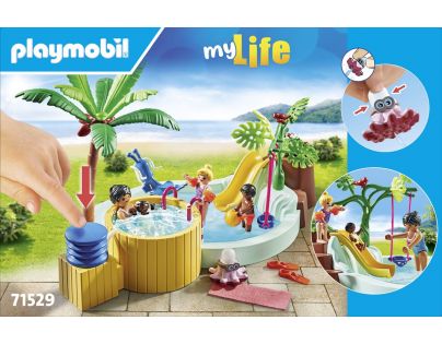 PLAYMOBIL® 71529 Detský bazén s vírivkou