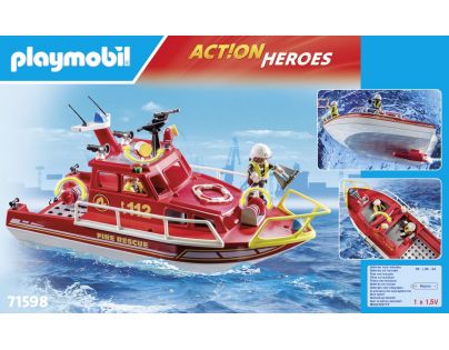 PLAYMOBIL® 71598 Hasičská loď