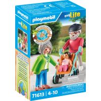 PLAYMOBIL® 71613 Starí rodičia s bábätkom