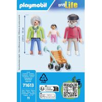 PLAYMOBIL® 71613 Starí rodičia s bábätkom 3