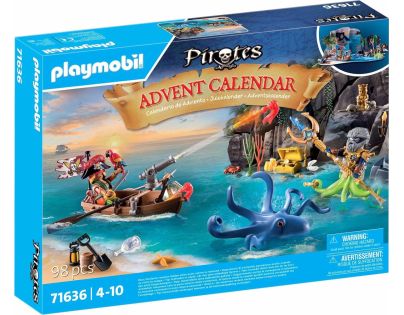 PLAYMOBIL® 71636 adventný kalendár Piráti - Poškodený obal