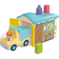 PLAYMOBIL® 71686 Junior Vyklápacie auto s garážou 2