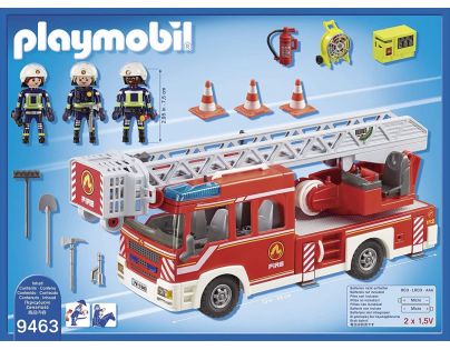 PLAYMOBIL® 9463 Hasičské auto s rebríkom