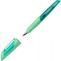 Plniace pero so štandardným hrotom M - STABILO EASYbuddy Pastel mentolová - 1 ks - vr. bombičky s modrým zmizíkovateľným atramentom 2