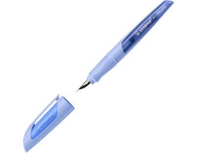 Plniace pero so štandardným hrotom M - STABILO EASYbuddy Pastel obláčikovo modrá - 1 ks - vr. bombičky s modrým zmizíkovateľným atramentom