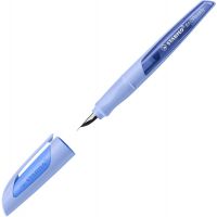 Plniace pero so štandardným hrotom M - STABILO EASYbuddy Pastel obláčikovo modrá - 1 ks - vr. bombičky s modrým zmizíkovateľným atramentom 2