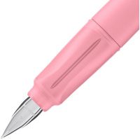 Plniace pero so štandardným hrotom M - STABILO EASYbuddy Pastel ružová - 1 ks - vr. bombičky s modrým zmizíkovateľným atramentom 3