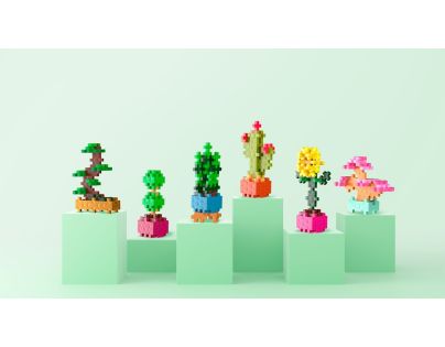 Plus-Plus Kvety Topiary