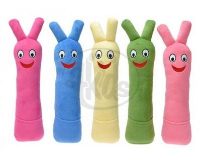 Teddies 92783 - Bludišťák plyš 30 cm - tmavě růžový